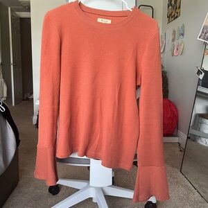 Madewell long sleeve shirt, size M